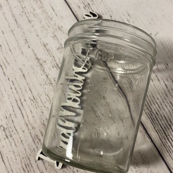 Clear Glass Measuring Mason Ball Jar - Picture 3 of 6